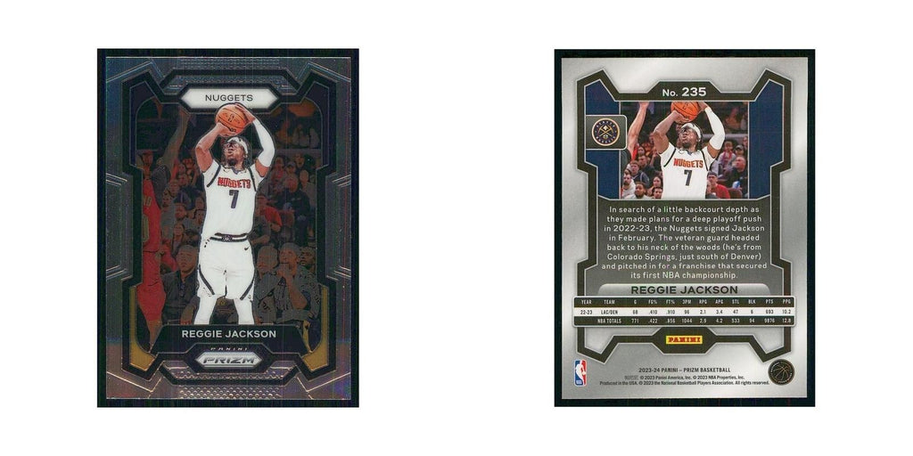 2023 Panini Prizm Reggie Jackson Nuggets #235