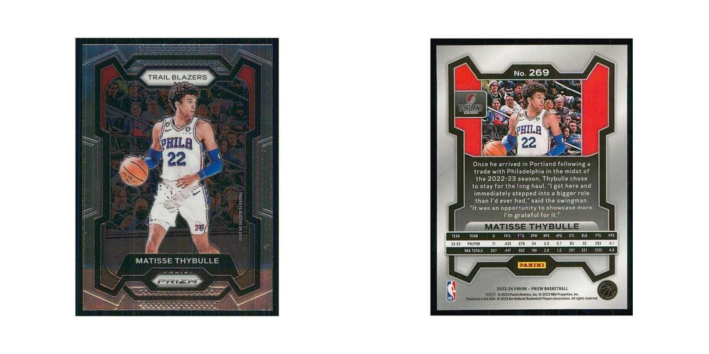 2023 Panini Prizm Matisse Thybulle Blazers #269