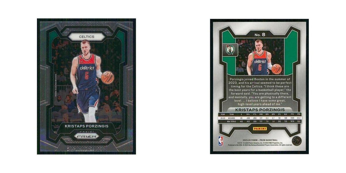 2023 Panini Prizm Kristaps Porzingis Celtics #8