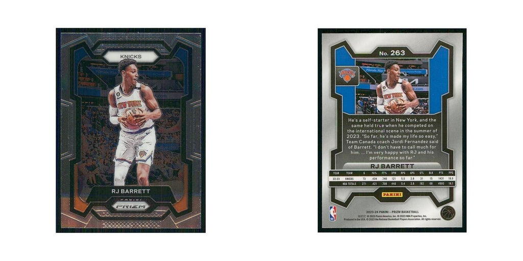 2023 Panini Prizm RJ Barrett Knicks #263