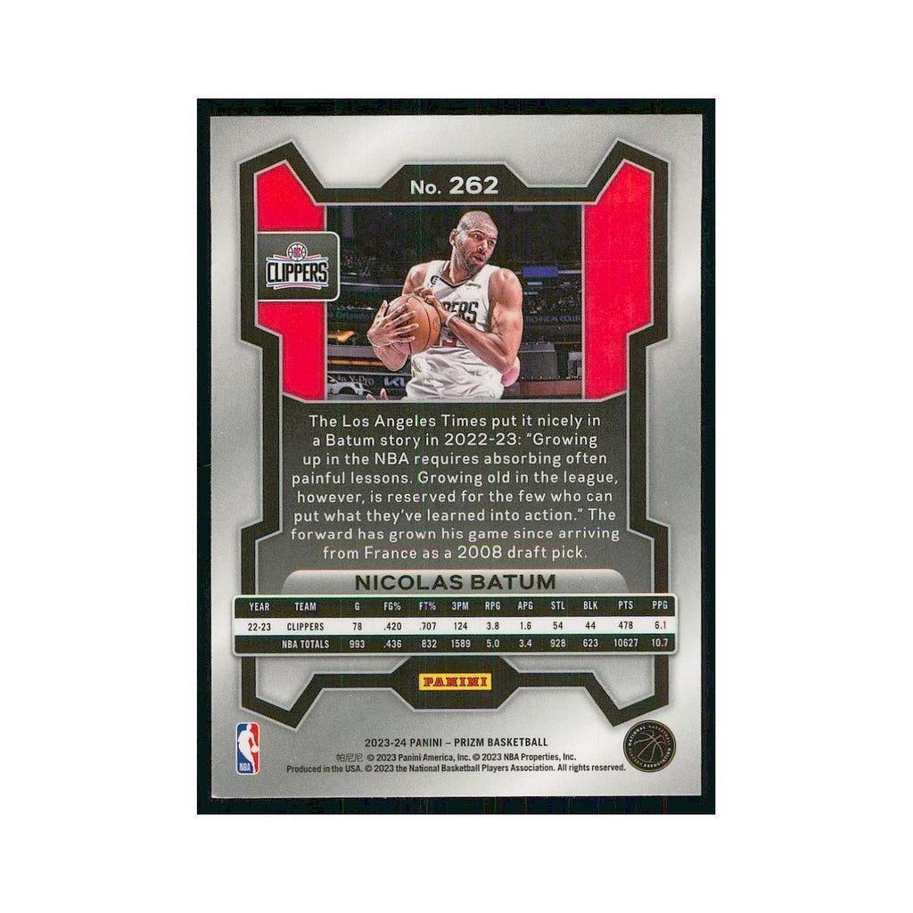 2023 Panini Prizm Nicolas Batum Clippers #262