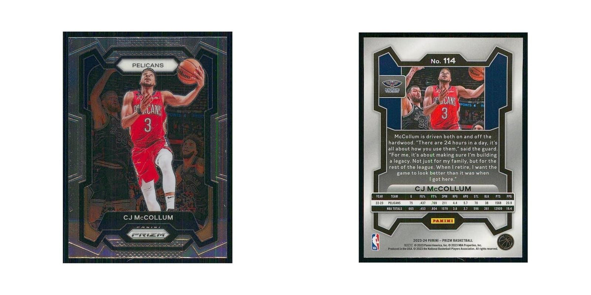 2023 Panini Prizm CJ McCollum Pelicans #114