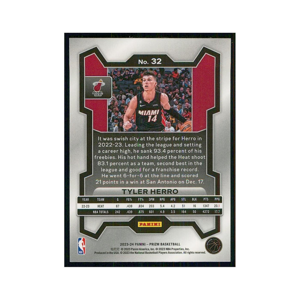 2023 Panini Prizm Tyler Herro Heat #32