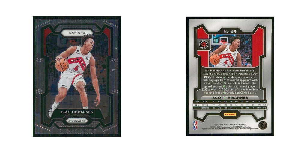 2023 Panini Prizm Scottie Barnes Raptors #24