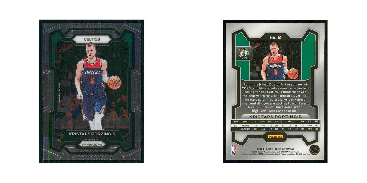 2023 Panini Prizm Kristaps Porzingis Celtics #8