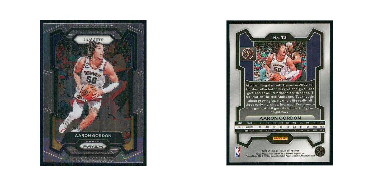 2023 Panini Prizm Aaron Gordon Nuggets #12
