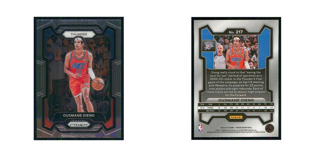 2023 Panini Prizm Ousmane Dieng Thunder #217