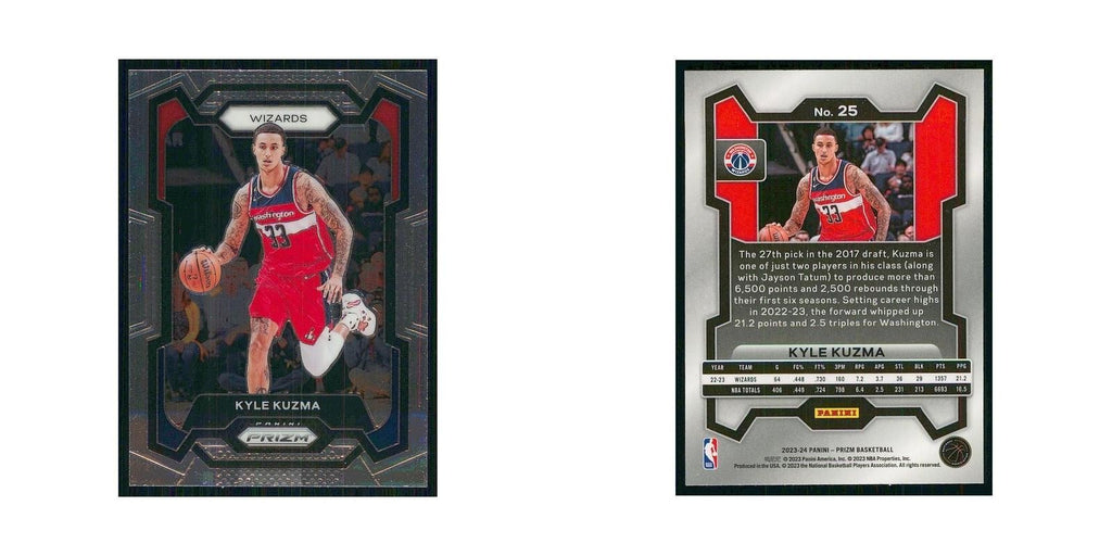 2023 Panini Prizm Kyle Kuzma Wizards #25