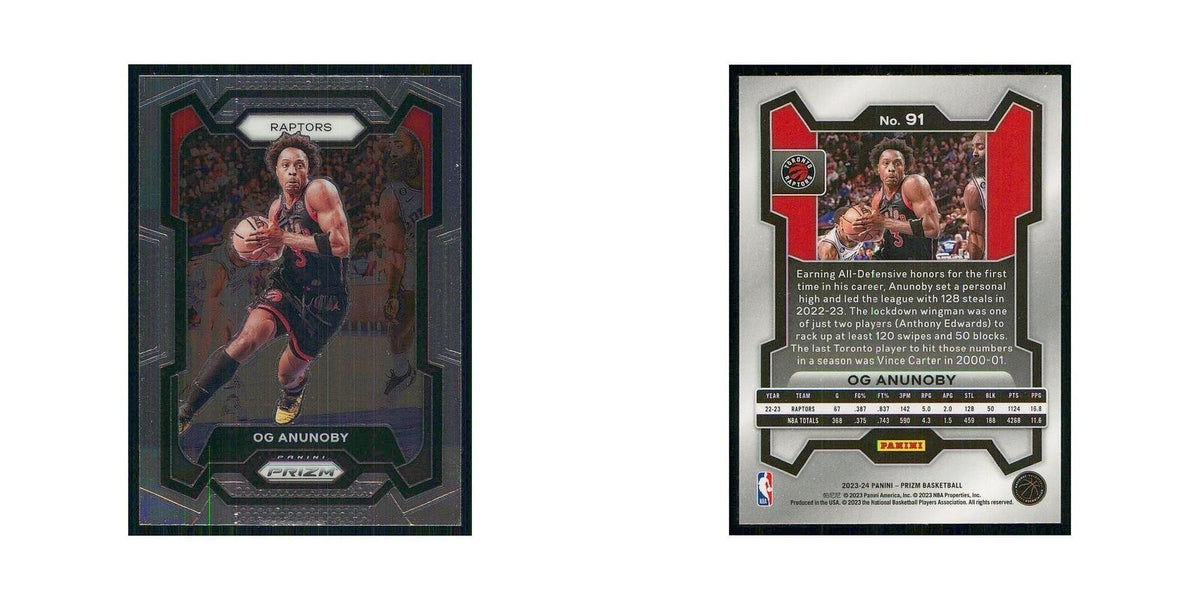 2023 Panini Prizm OG Anunoby Raptors #91