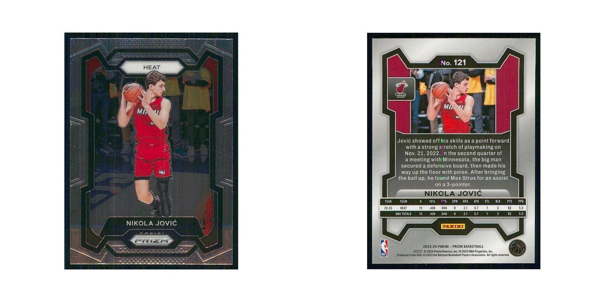 2023 Panini Prizm Nikola Jovic Heat #121