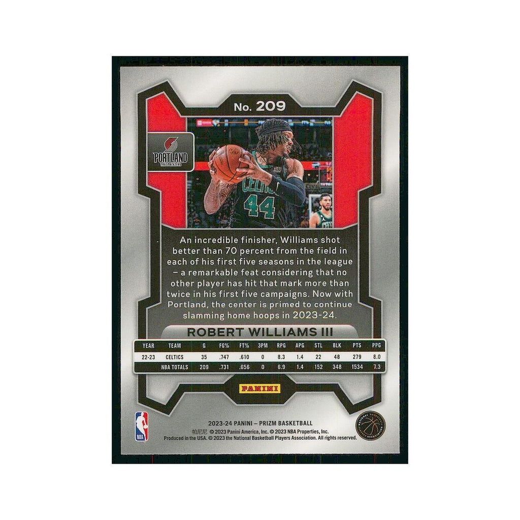 2023 Panini Prizm Robert Williams III Blazers #209