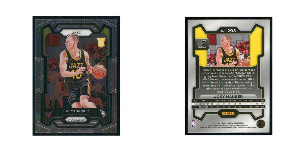 2023 Panini Prizm Joey Hauser Jazz #293