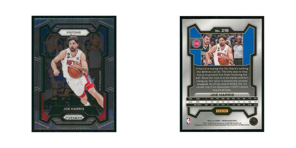 2023 Panini Prizm Joe Harris Pistons #216