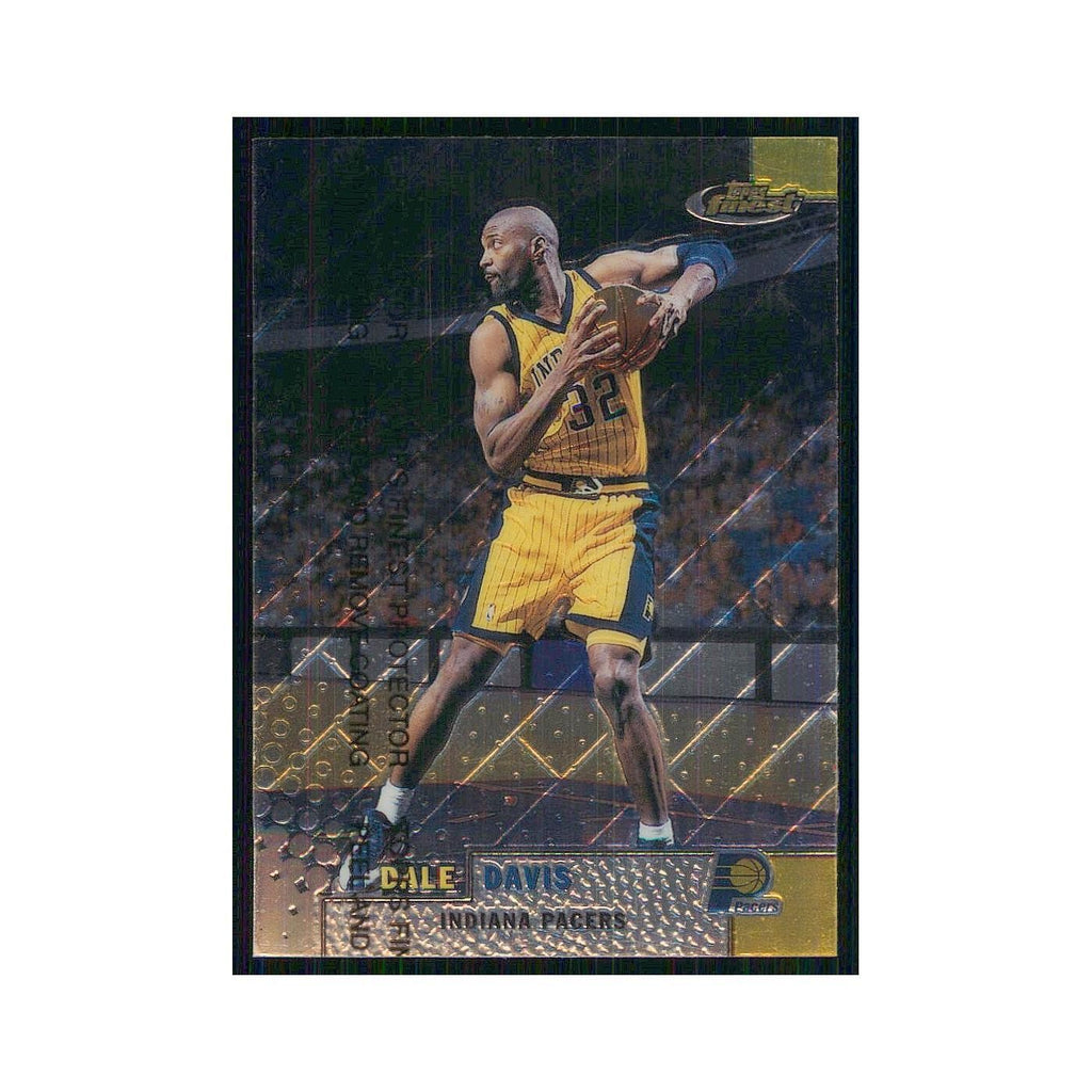 1999 Finest w Coating Dale Davis Pacers #63