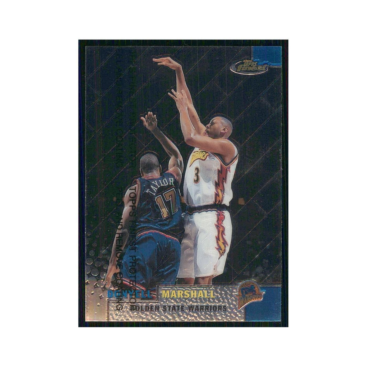 1999 Finest w Coating Donyell Marshall Golden State Warriors #42