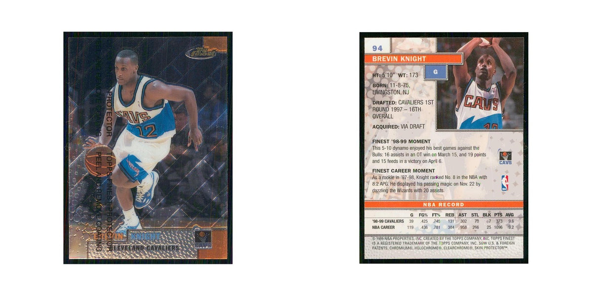 1999 Finest w Coating Brevin Knight Cavaliers #94