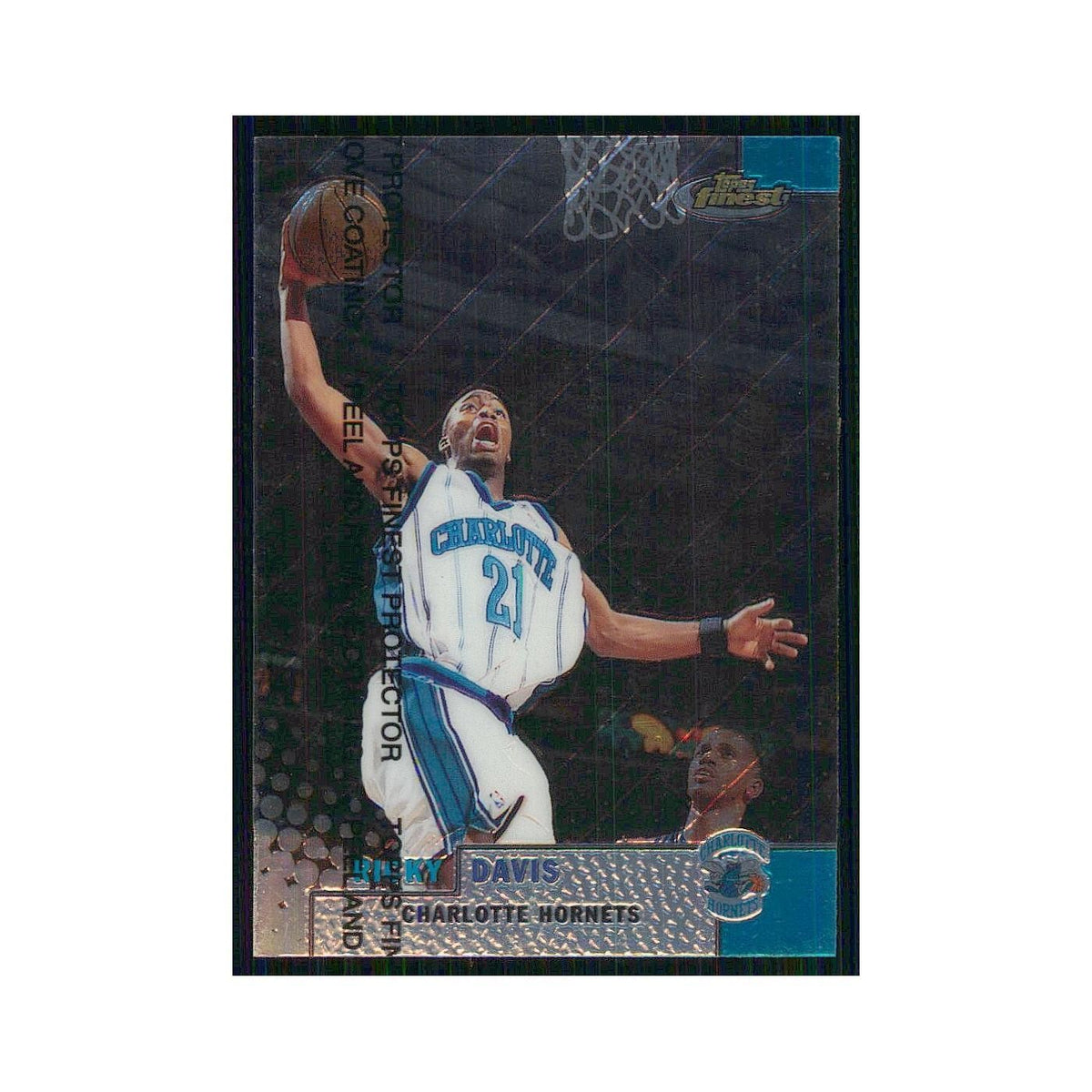 1999 Finest w Coating Ricky Davis Hornets #73