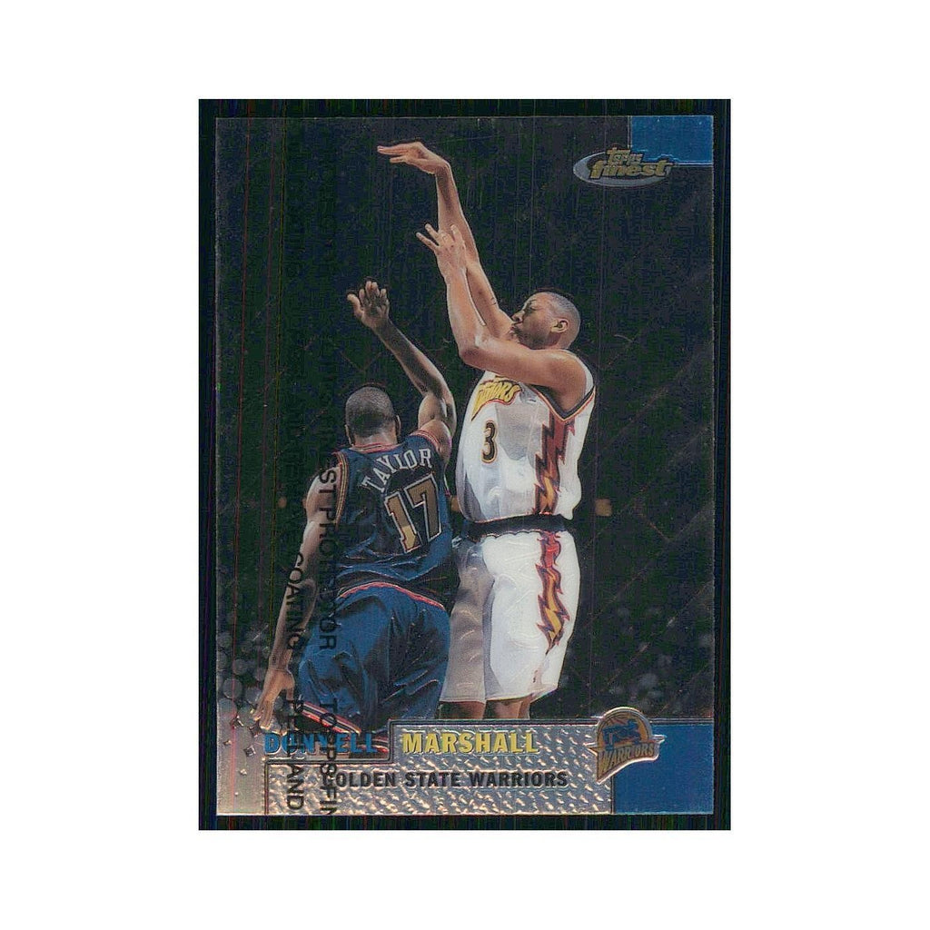 1999 Finest w Coating Donyell Marshall Golden State Warriors #42