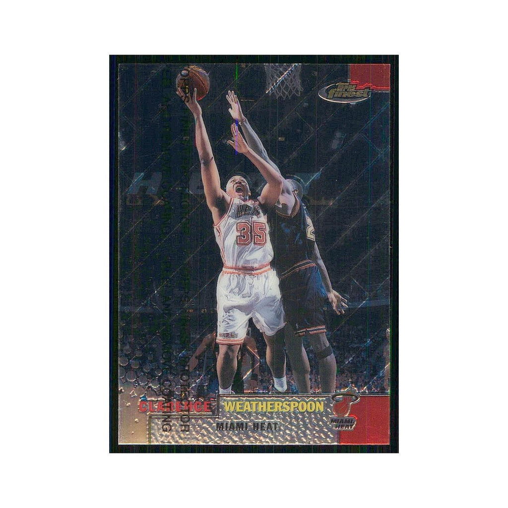 1999 Finest w Coating Clarence Weatherspoon Heat #19