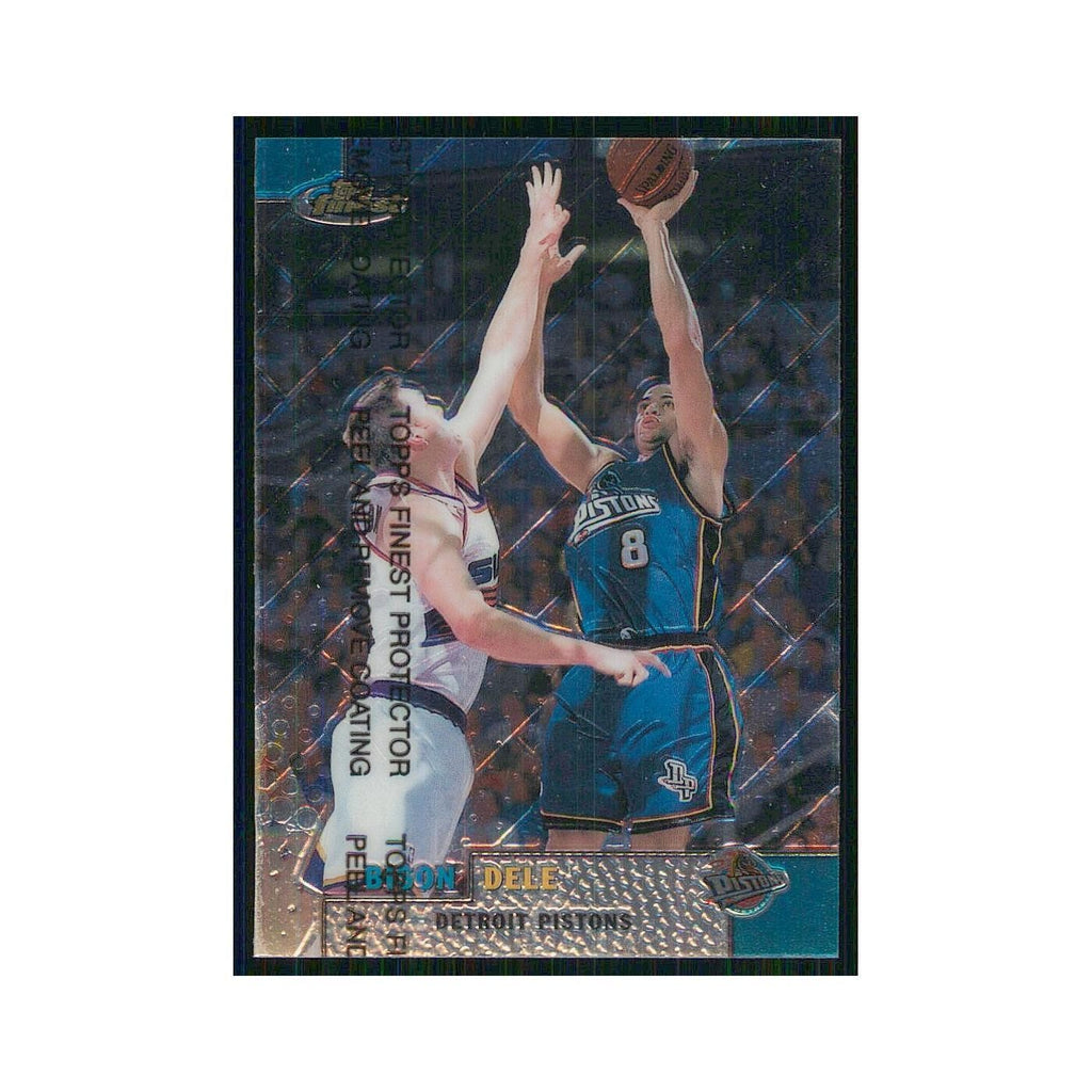 1999 Finest w Coating Bison Dele Pistons #96