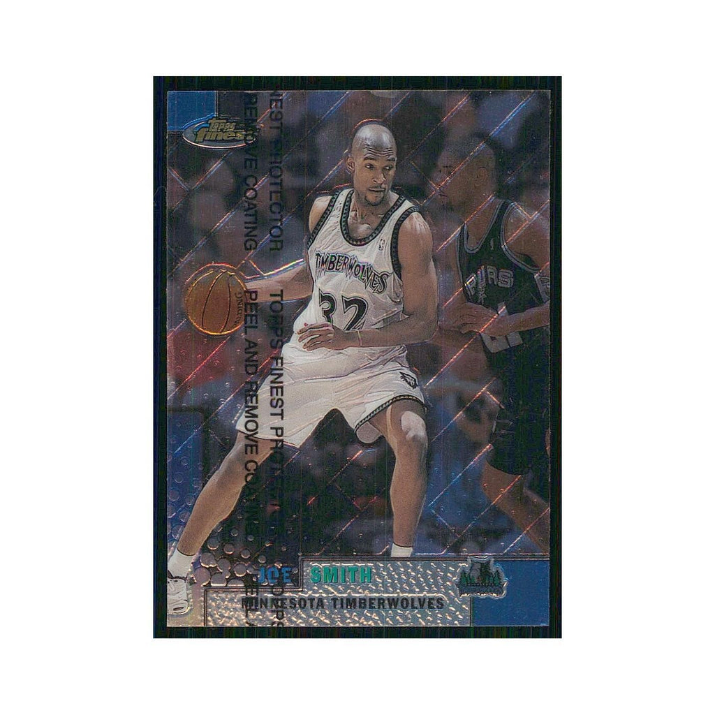 1999 Finest w Coating Joe Smith Timberwolves #8
