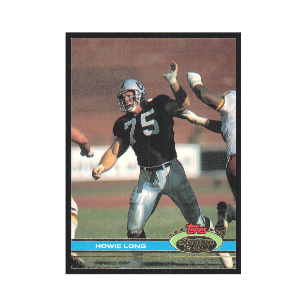 1991 Stadium Club Howie Long Los Angeles Raiders #61