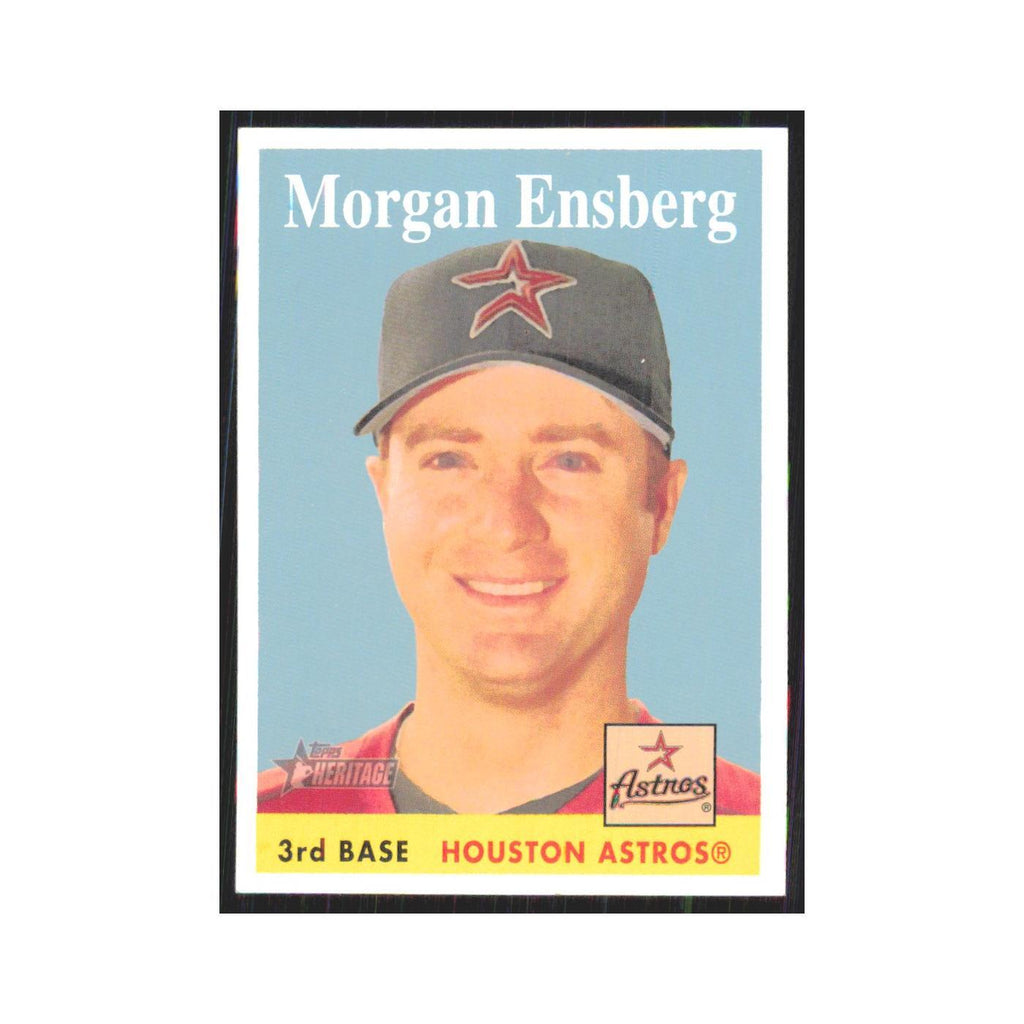 Morgan Ensberg 2007 Topps Heritage #148 Houston Astros Baseball Card NM