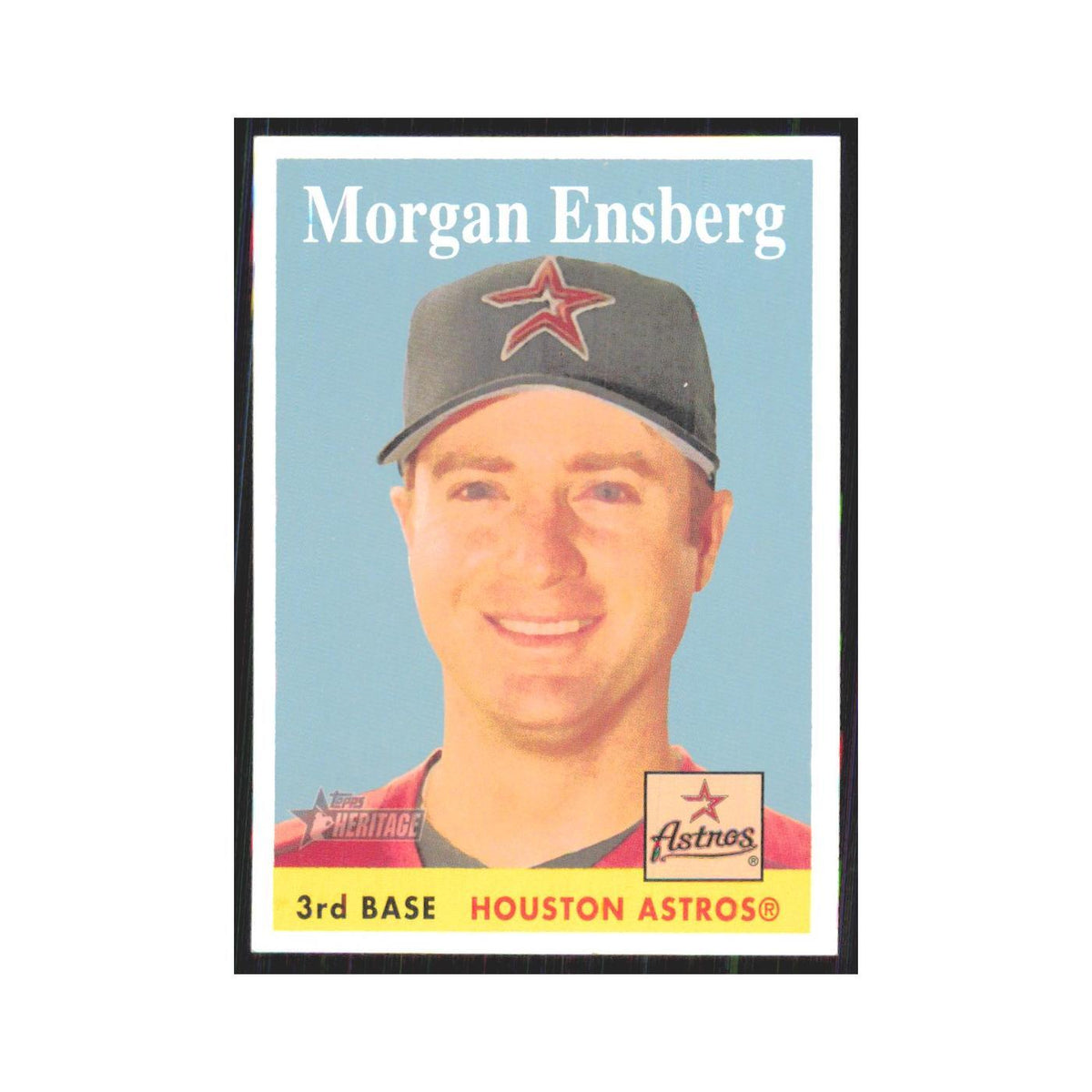 Morgan Ensberg 2007 Topps Heritage #148 Houston Astros Baseball Card NM