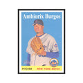 Ambiorix Burgos 2007 Topps Heritage #141 New York Mets Baseball Card NM