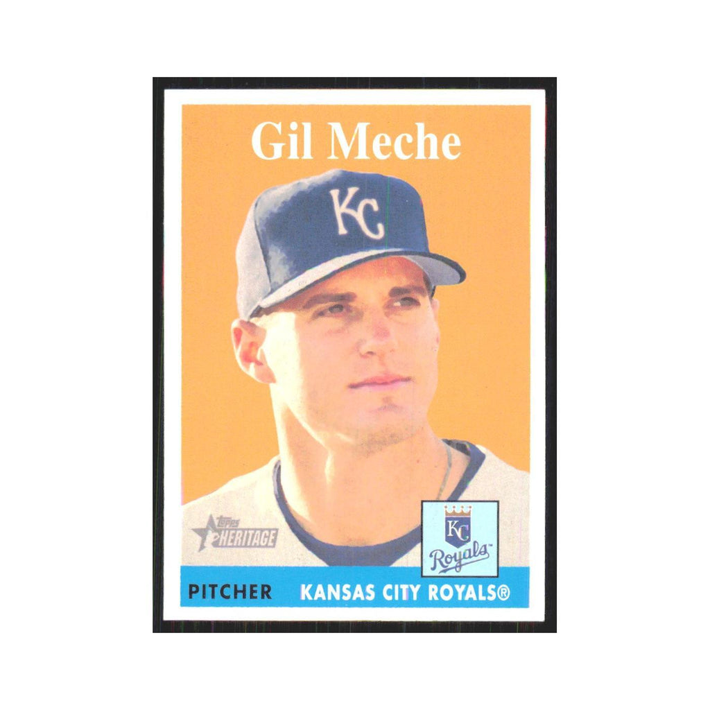Gil Meche 2007 Topps Heritage #127 Kansas City Royals Baseball Card NM