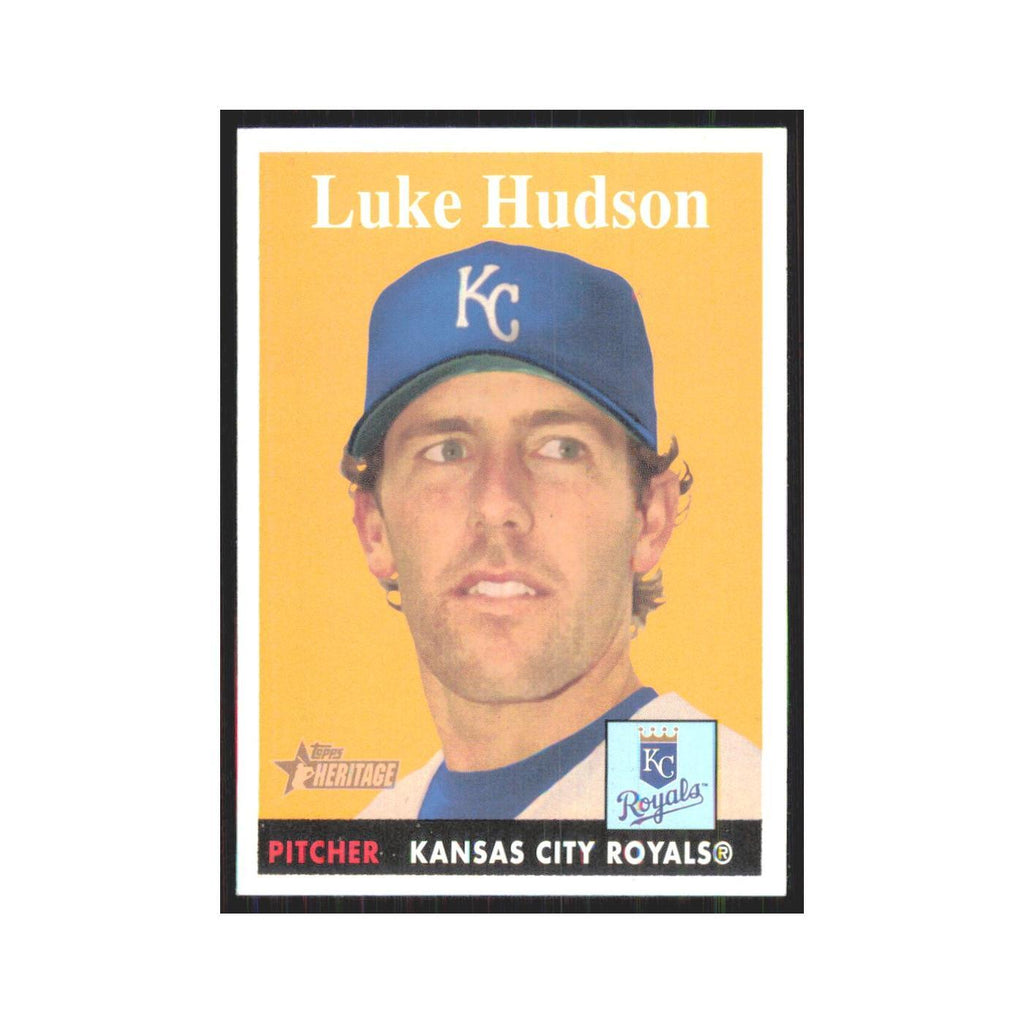 Luke Hudson 2007 Topps Heritage #137 Kansas City Royals Baseball Card NM