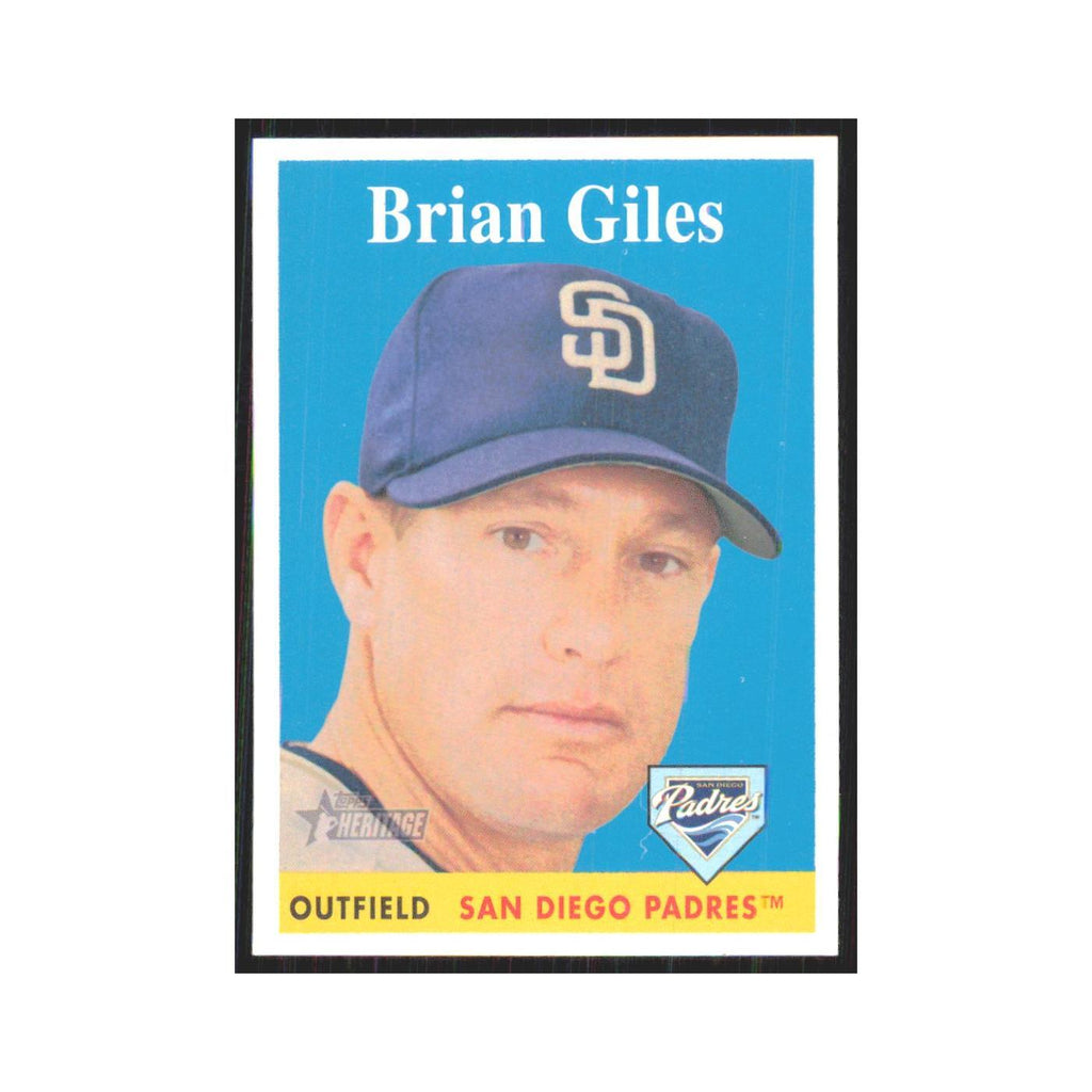 Brian Giles 2007 Topps Heritage #28 San Diego Padres Baseball Card NM