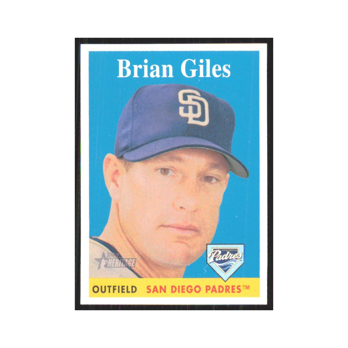 Brian Giles 2007 Topps Heritage #28 San Diego Padres Baseball Card NM
