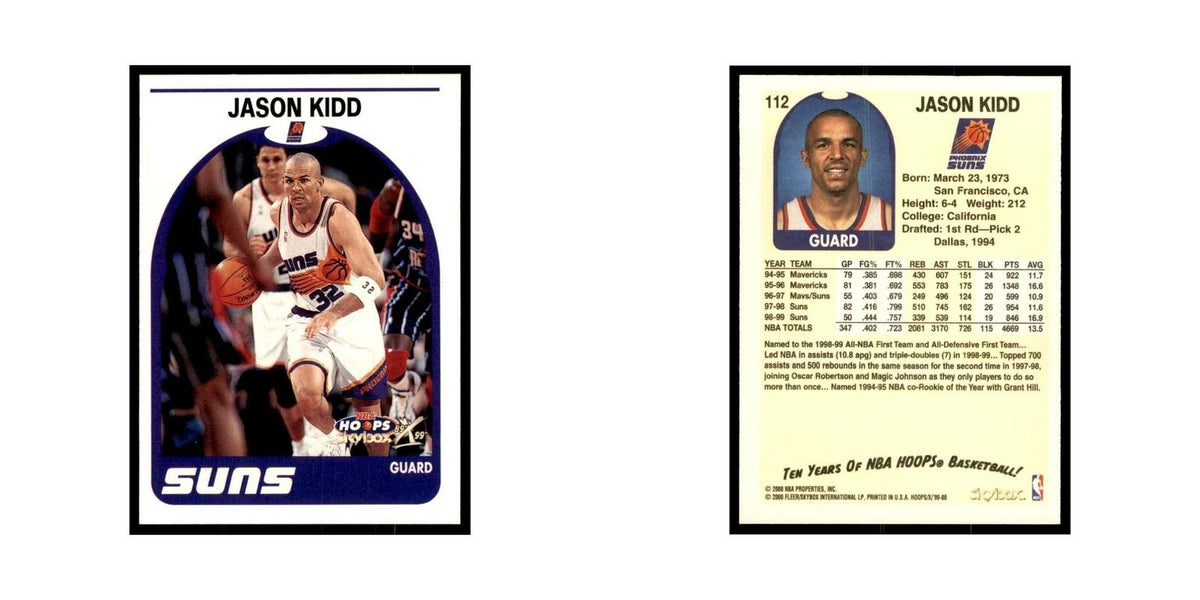 1999 Hoops Decade Jason Kidd Suns #112