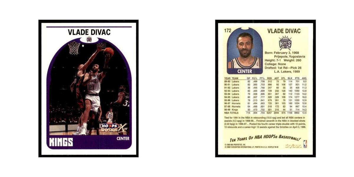 1999 Hoops Decade Vlade Divac Kings #172