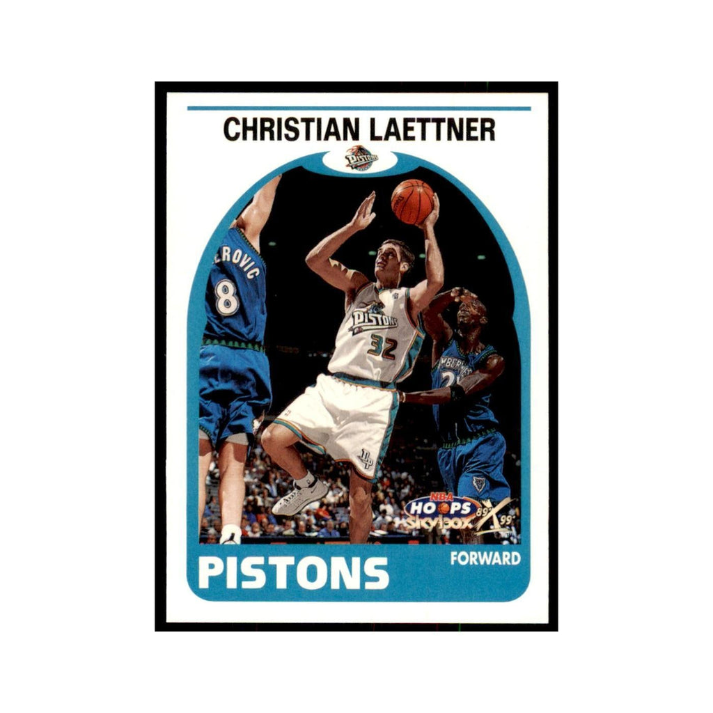 1999 Hoops Decade Christian Laettner Pistons #17