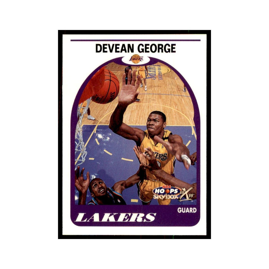 1999 Hoops Decade Devean George RC Lakers #91