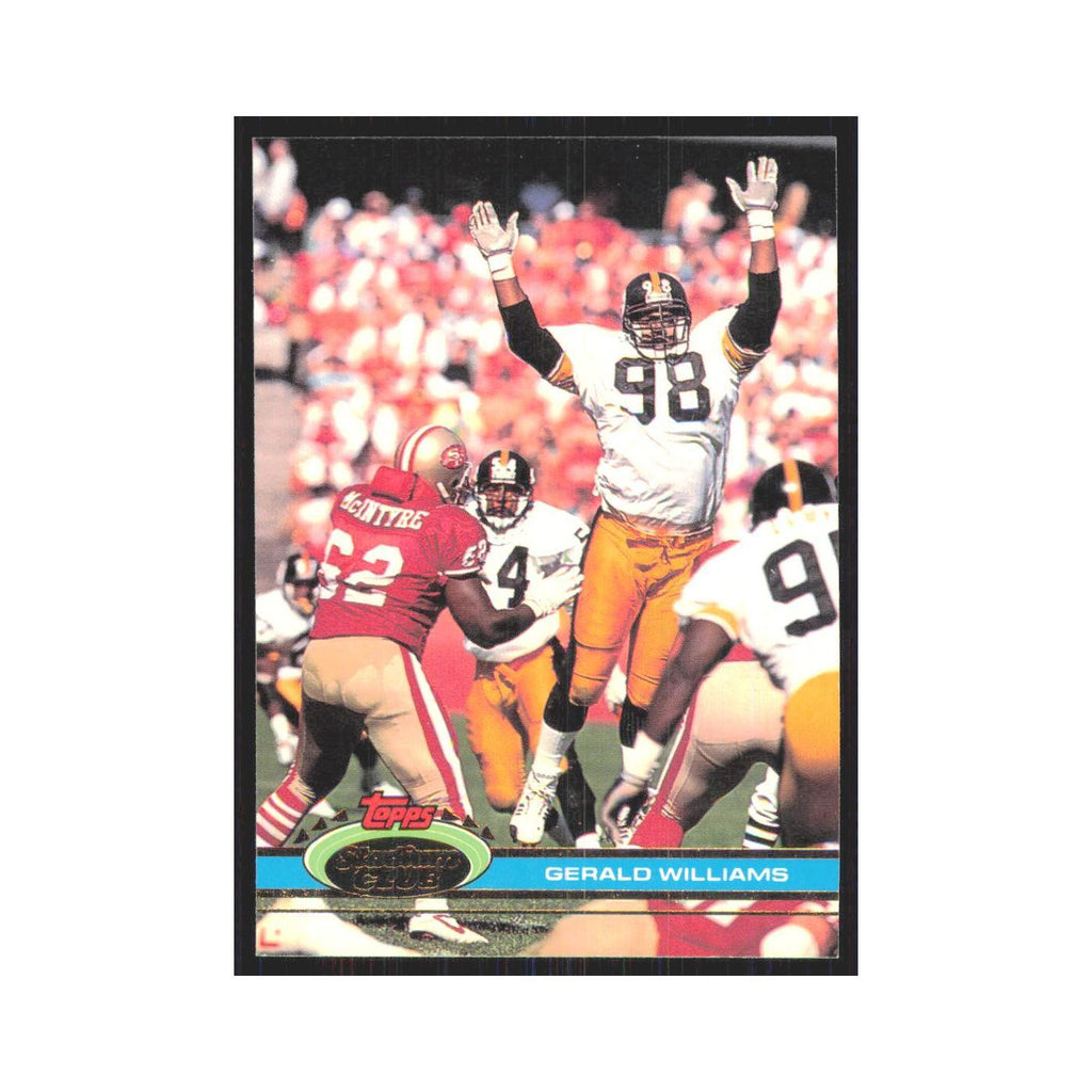 1991 Stadium Club Gerald Williams Steelers #486