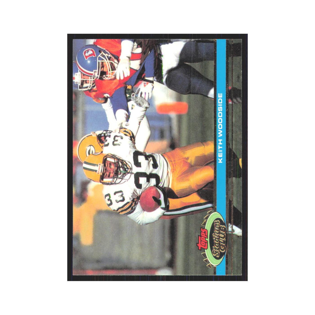 1991 Stadium Club Keith Woodside Packers #380