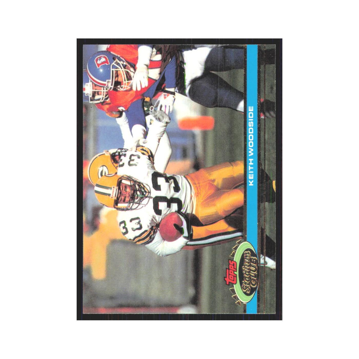 1991 Stadium Club Keith Woodside Packers #380