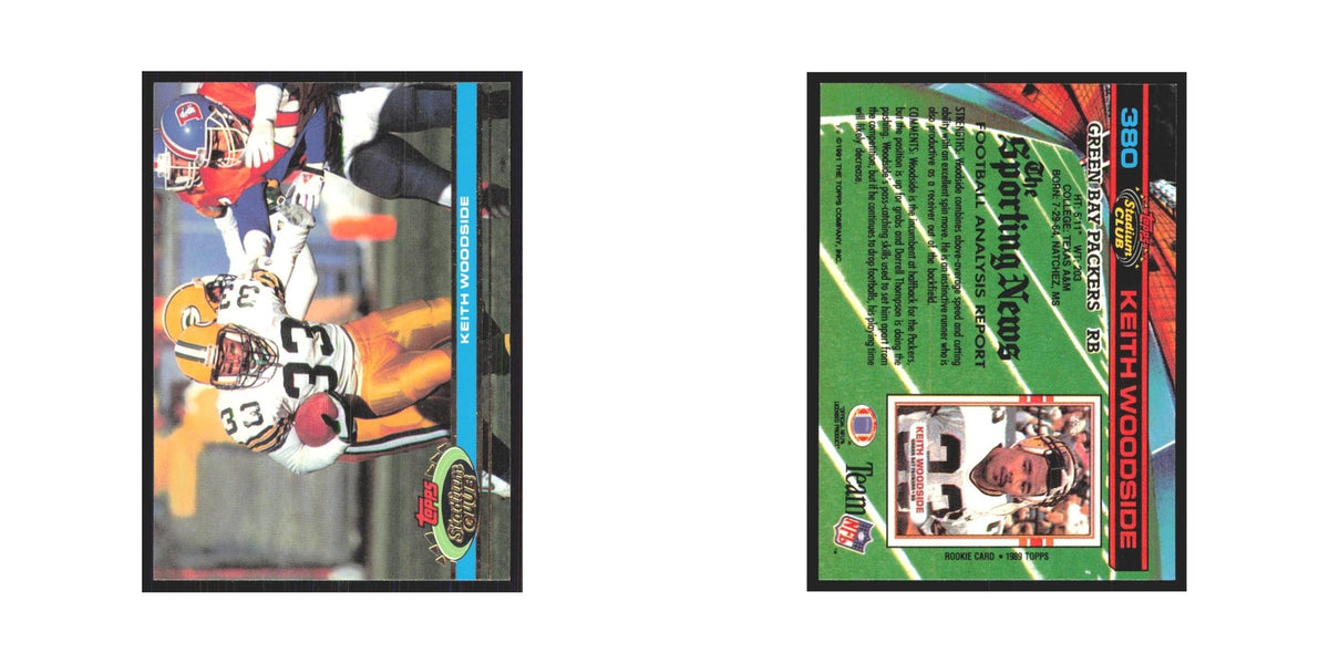 1991 Stadium Club Keith Woodside Packers #380