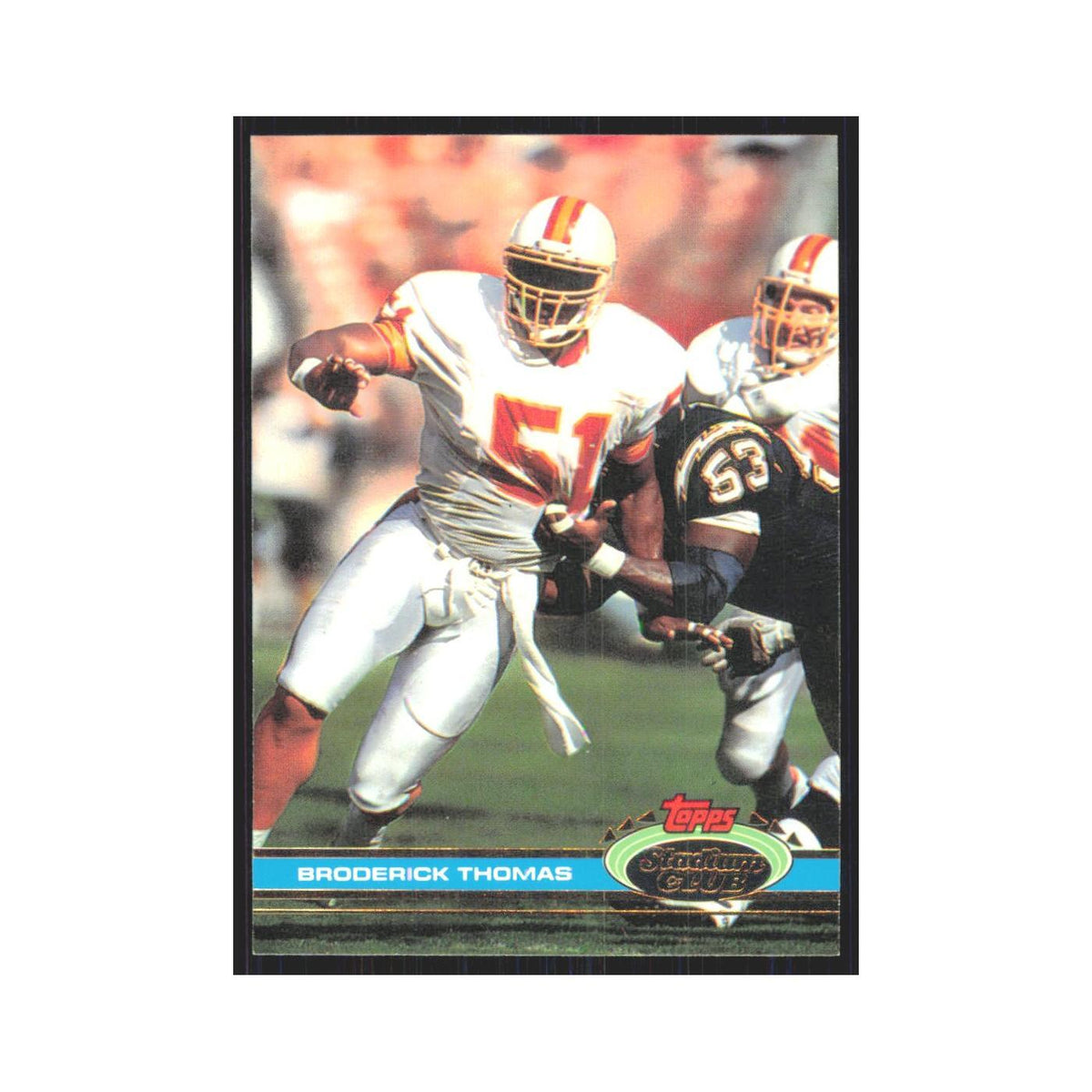 1991 Stadium Club Broderick Thomas Buccaneers #477