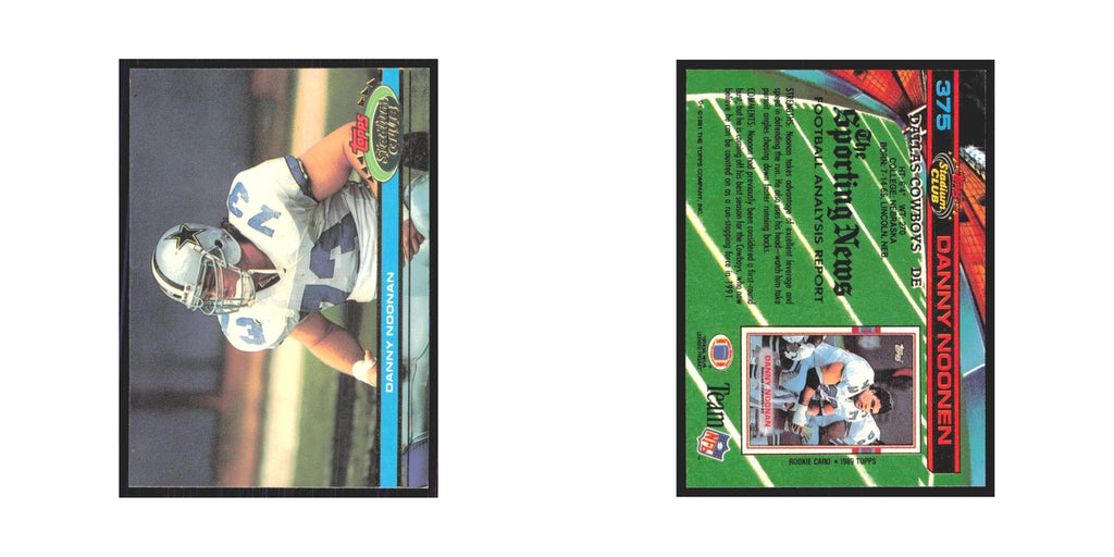 1991 Stadium Club Danny Noonan Cowboys #375