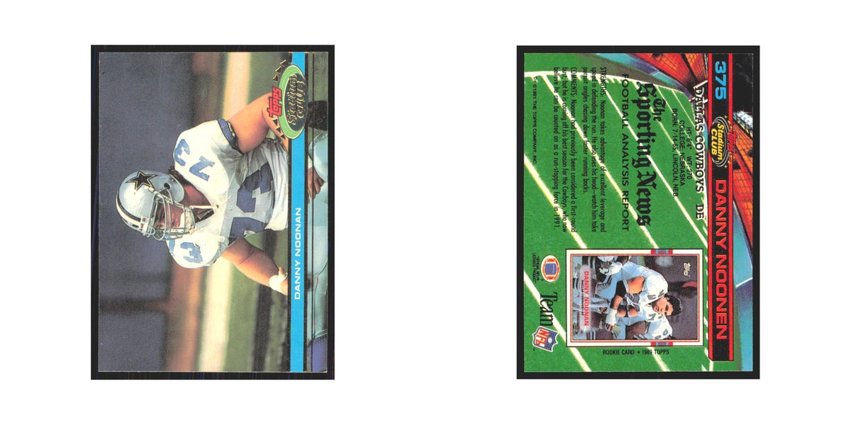 1991 Stadium Club Danny Noonan Cowboys #375