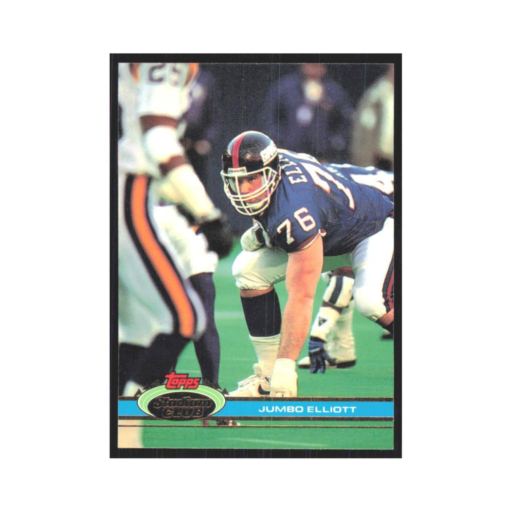1991 Stadium Club Jumbo Elliott Giants #432