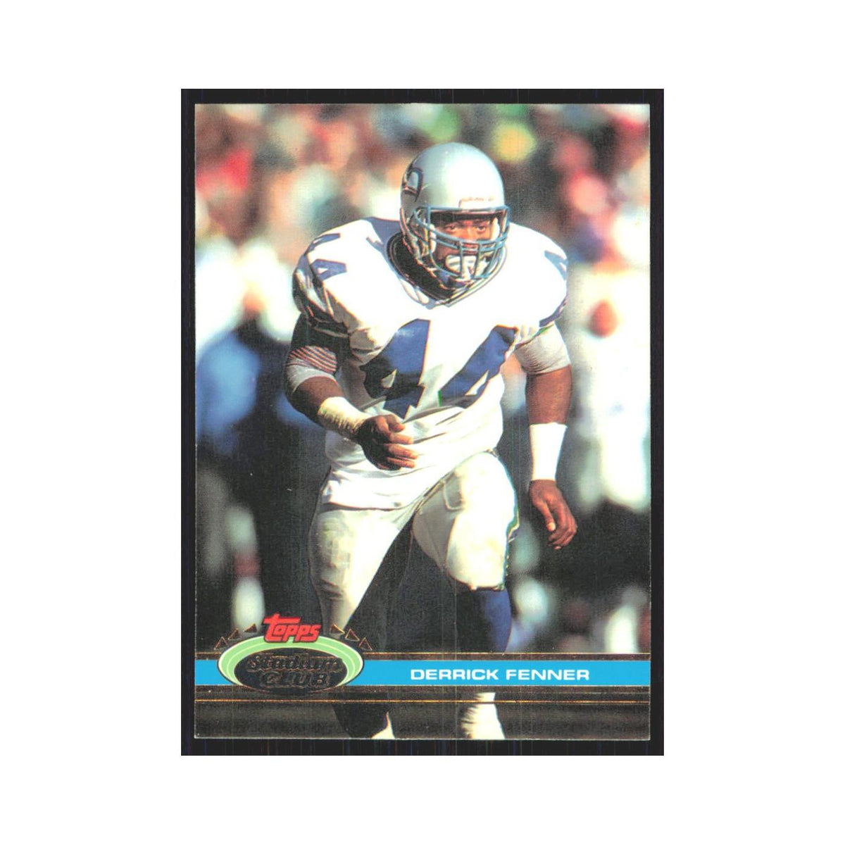 1991 Stadium Club Derrick Fenner Seahawks #439