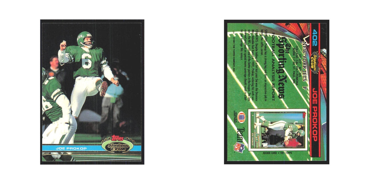 1991 Stadium Club Joe Prokop Jets #402