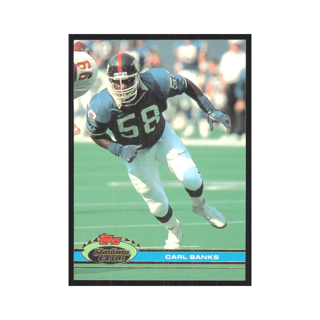 1991 Stadium Club Carl Banks Giants #411