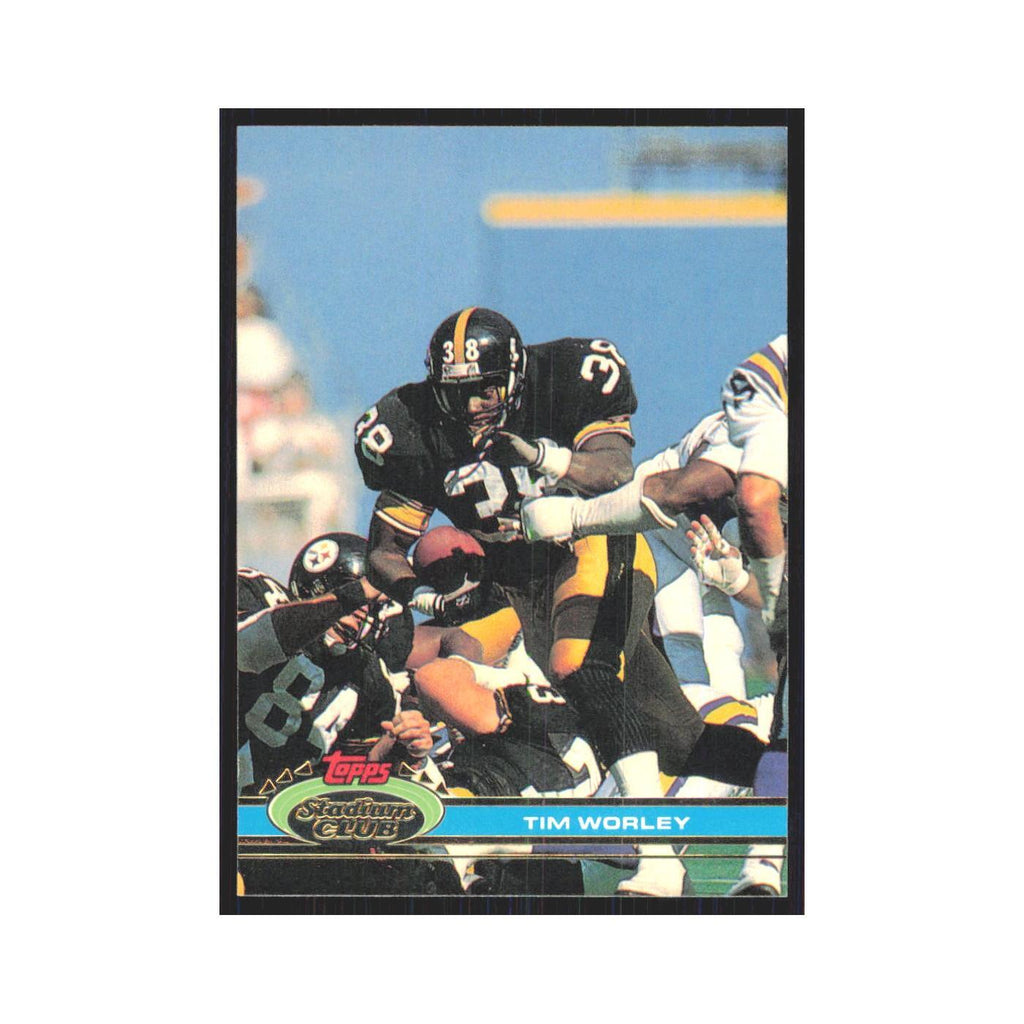 1991 Stadium Club Tim Worley Steelers #429