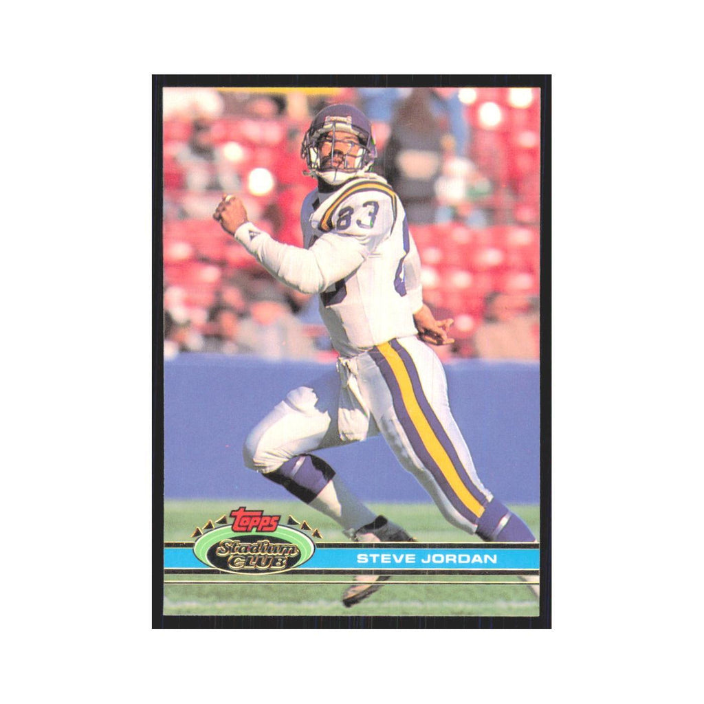 1991 Stadium Club Steve Jordan Vikings #459